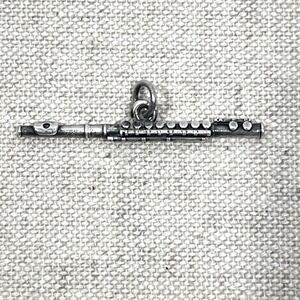 James Avery Sterling Silver Flute Charm Music Instrument 925 Retired Pendant